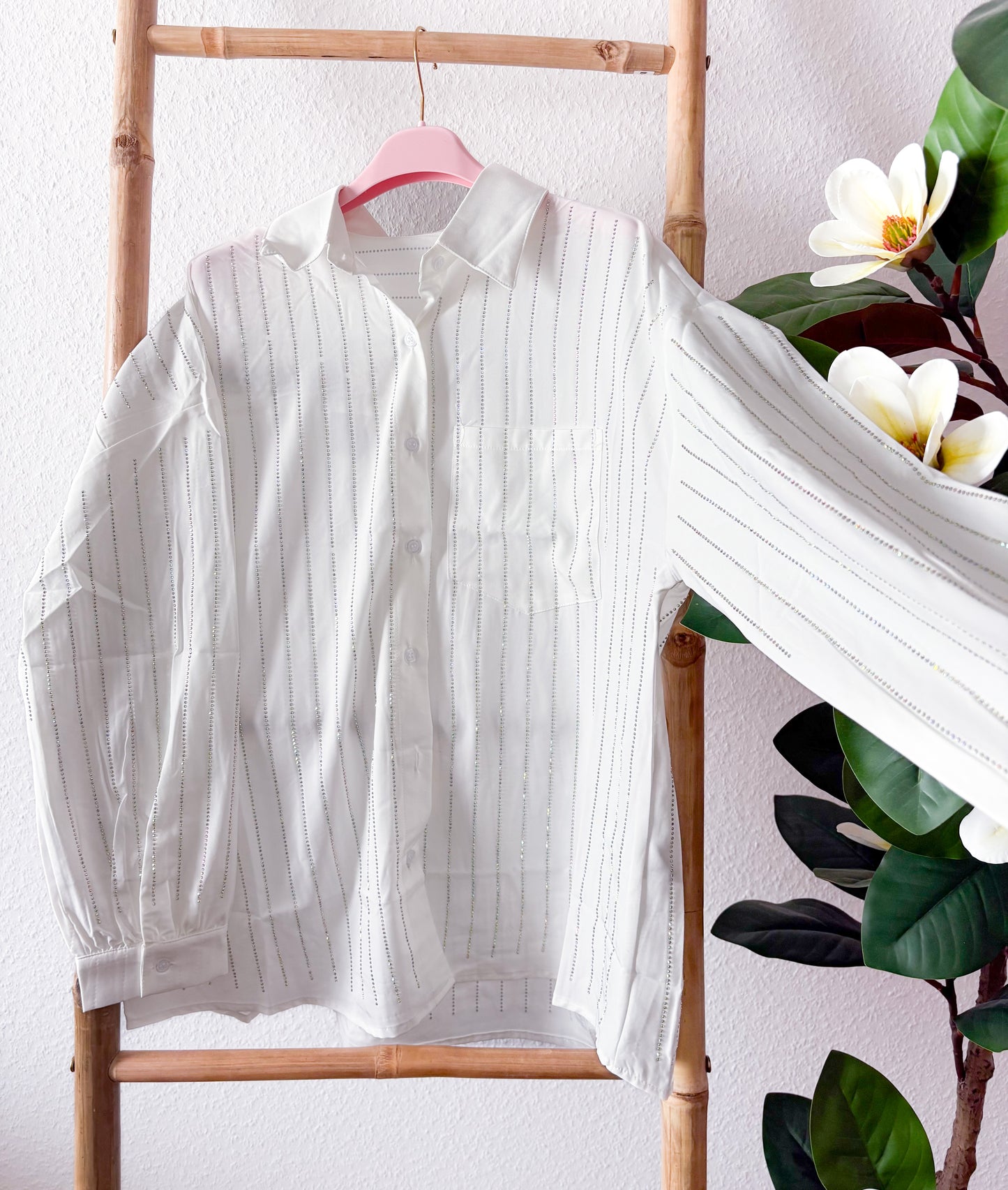 Bluse Chic Strass in 4 Farben