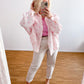 Musselin Bluse Blume in 4 Farben