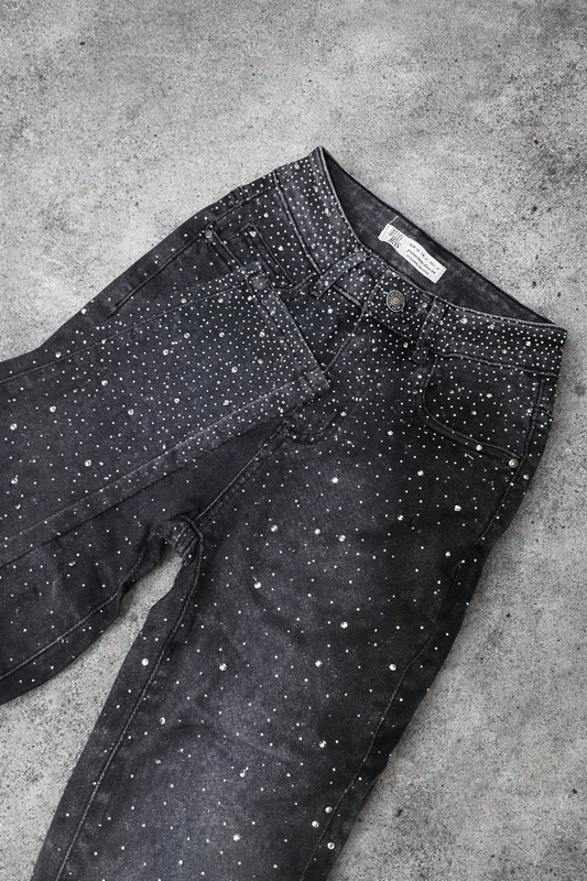 Jeanshose Laulia Strass Denim
