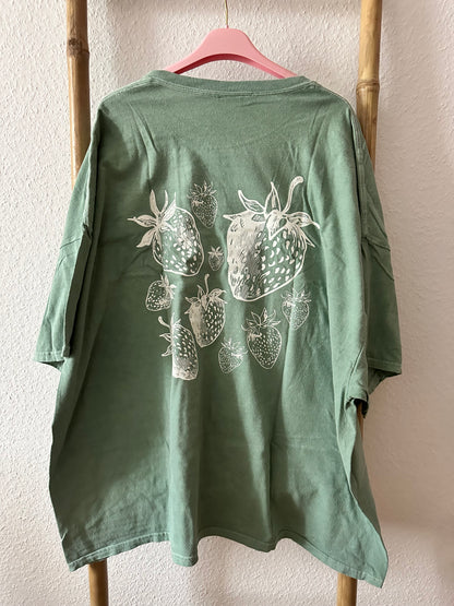 T-Shirt Erdbeere&Blumi Mint