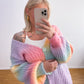 Strickjacke Rainbow