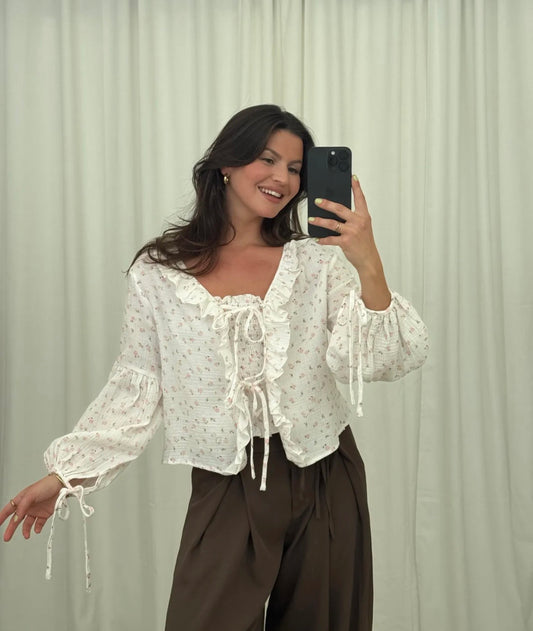 Bluse Musselin Eva in 2 Farben