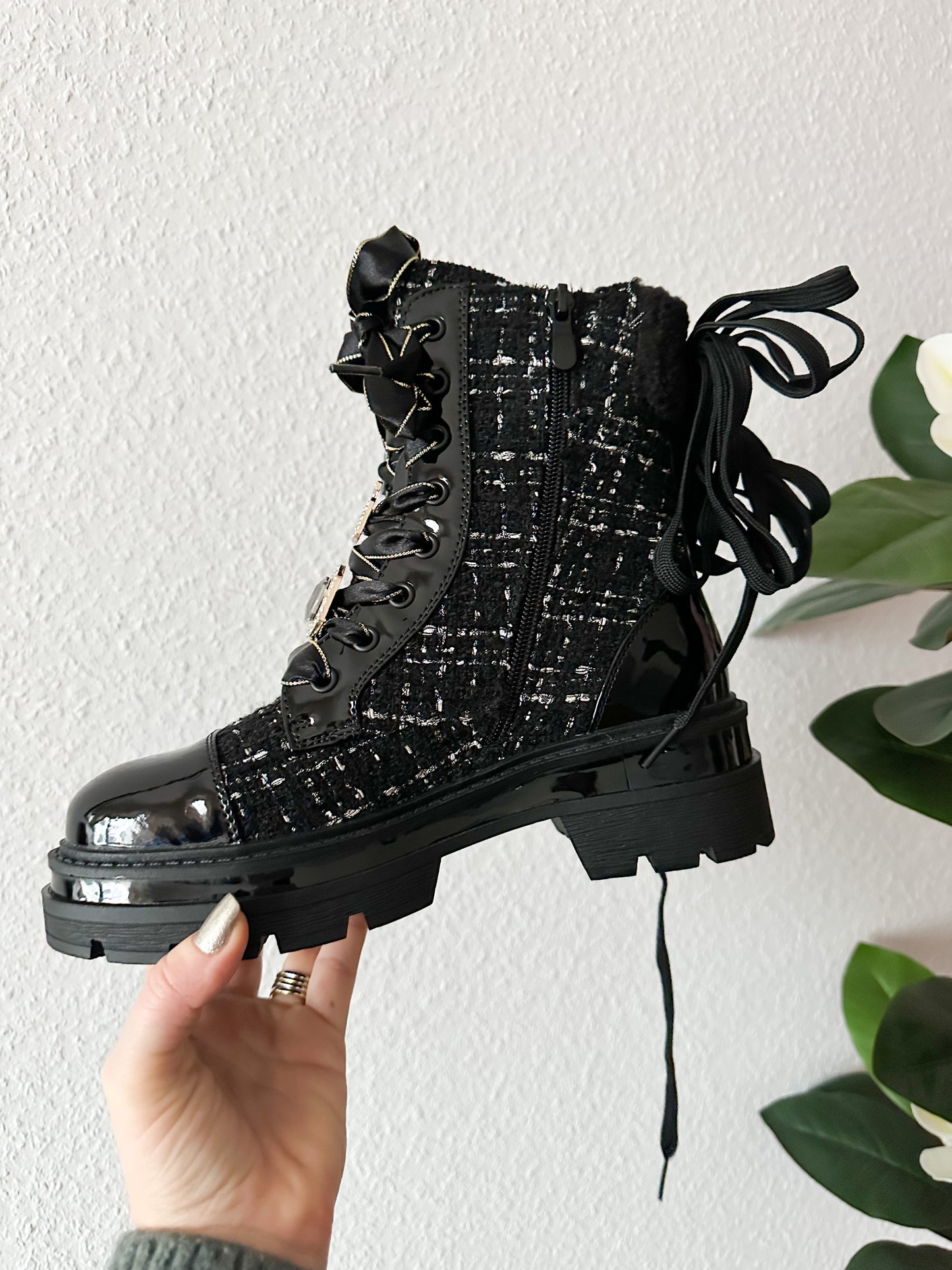 Winter-Boot Bling Rose Luxe