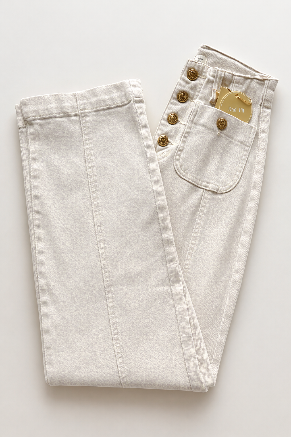 Jeanshose Dad Fit 100cm Länge