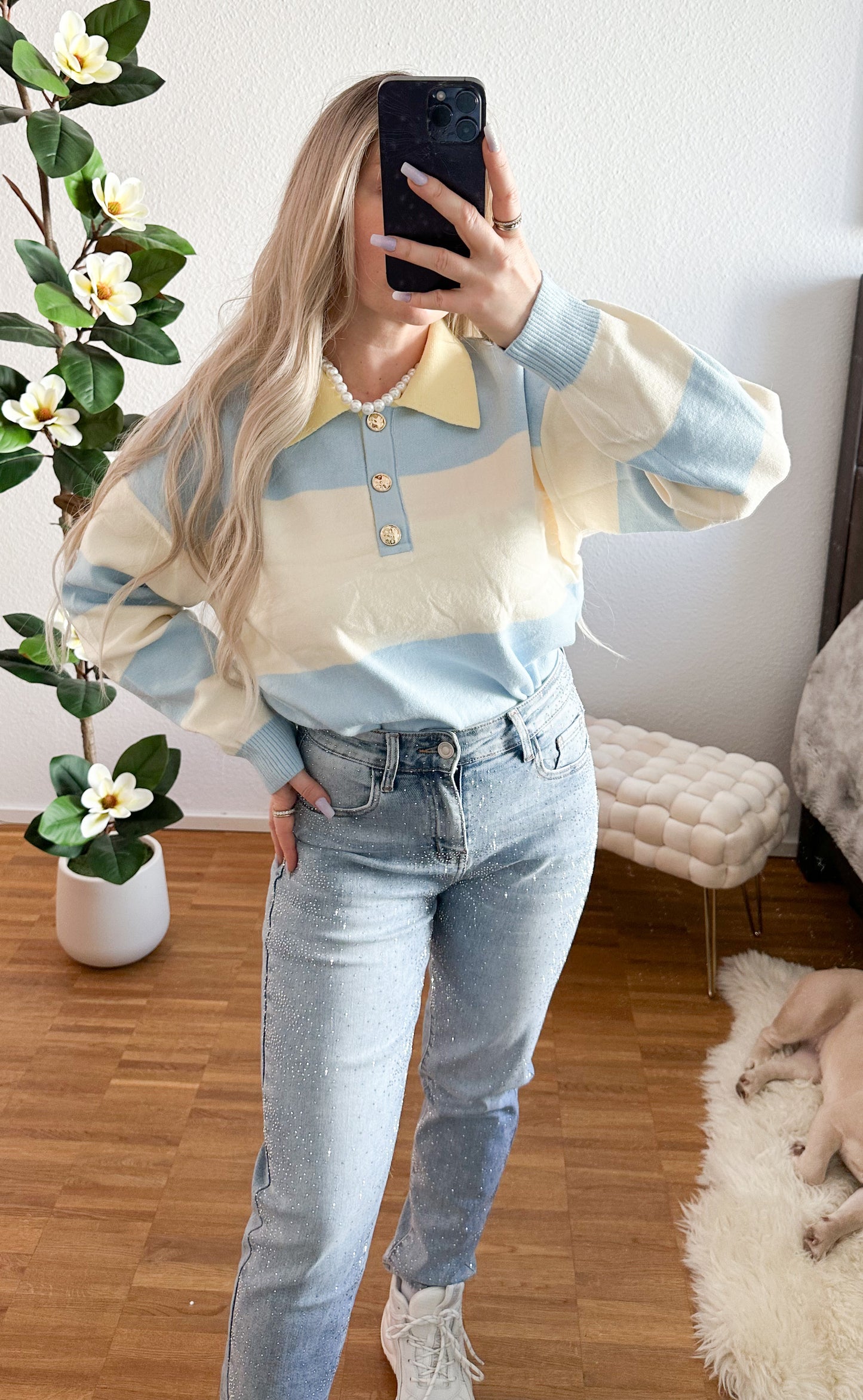 Pullover Girly Clean in 2 Farben