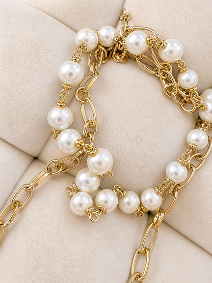 Halskette Doppel Pearl Emmy
