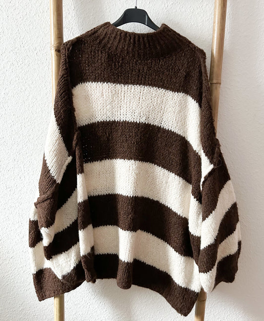 Strickpullover Lolita Streifi 3 Farben