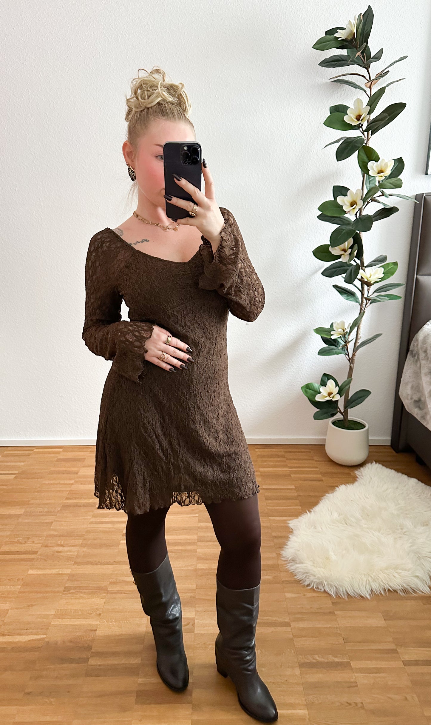 Kleid-Spitze Lace Dress