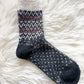 Socken Alpaca-Wool 30% Ultra Soft Warm in 4 Farben