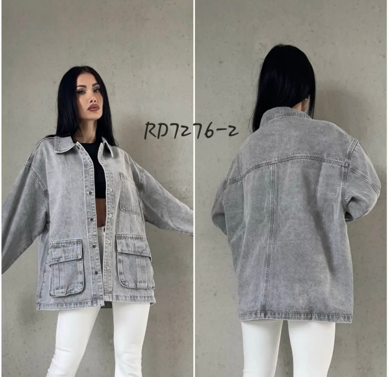 Jeansjacke Oversize