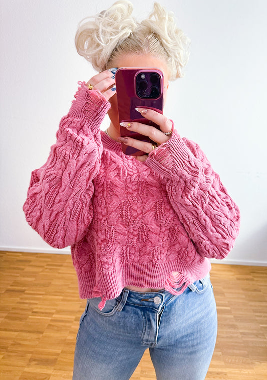 Pullover Vintage Rosa