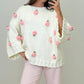 Pullover ROSE 2 Farben Handmade