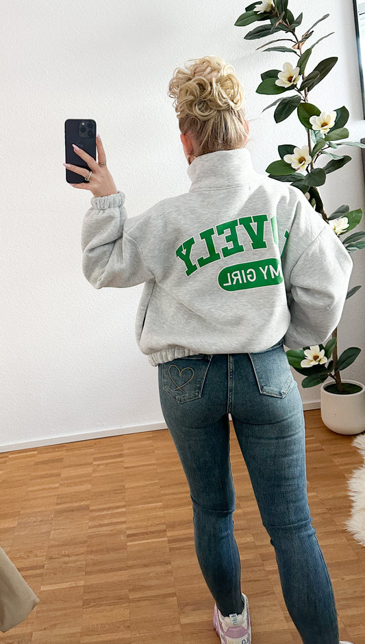 Zip-Jacke Lovely my Girl in 4 Farben Innenfutter Teddy 🧸