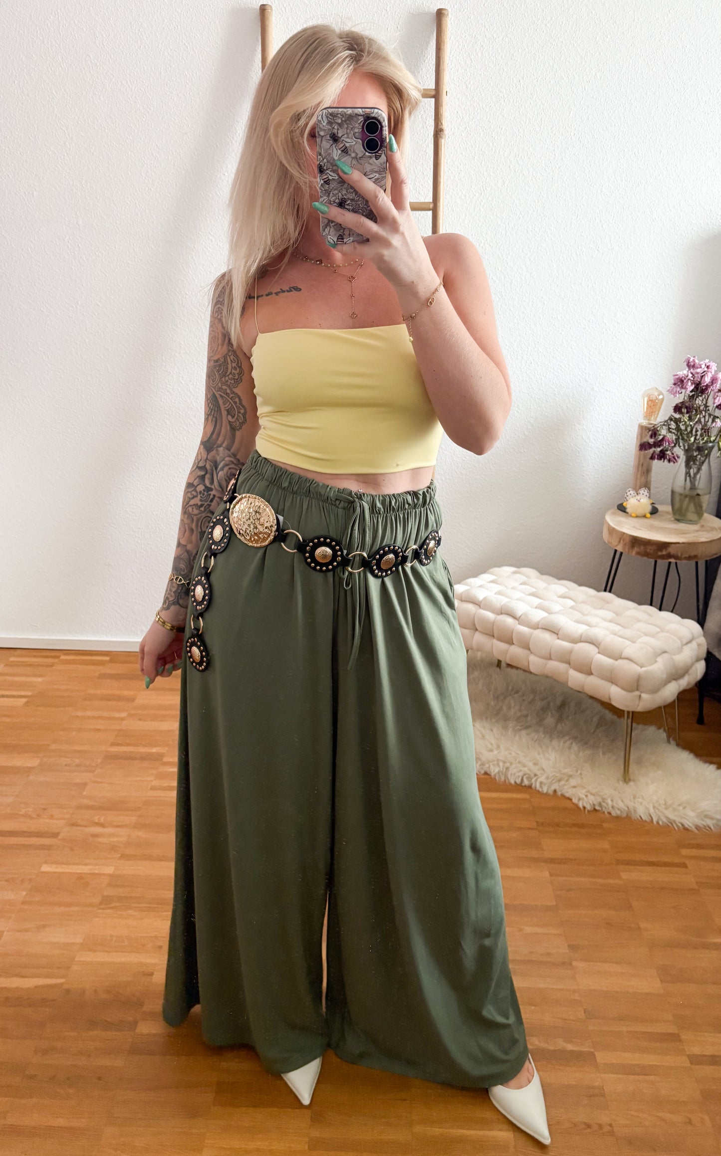 Stoffhose Amy in 6 Farben 103cm lang