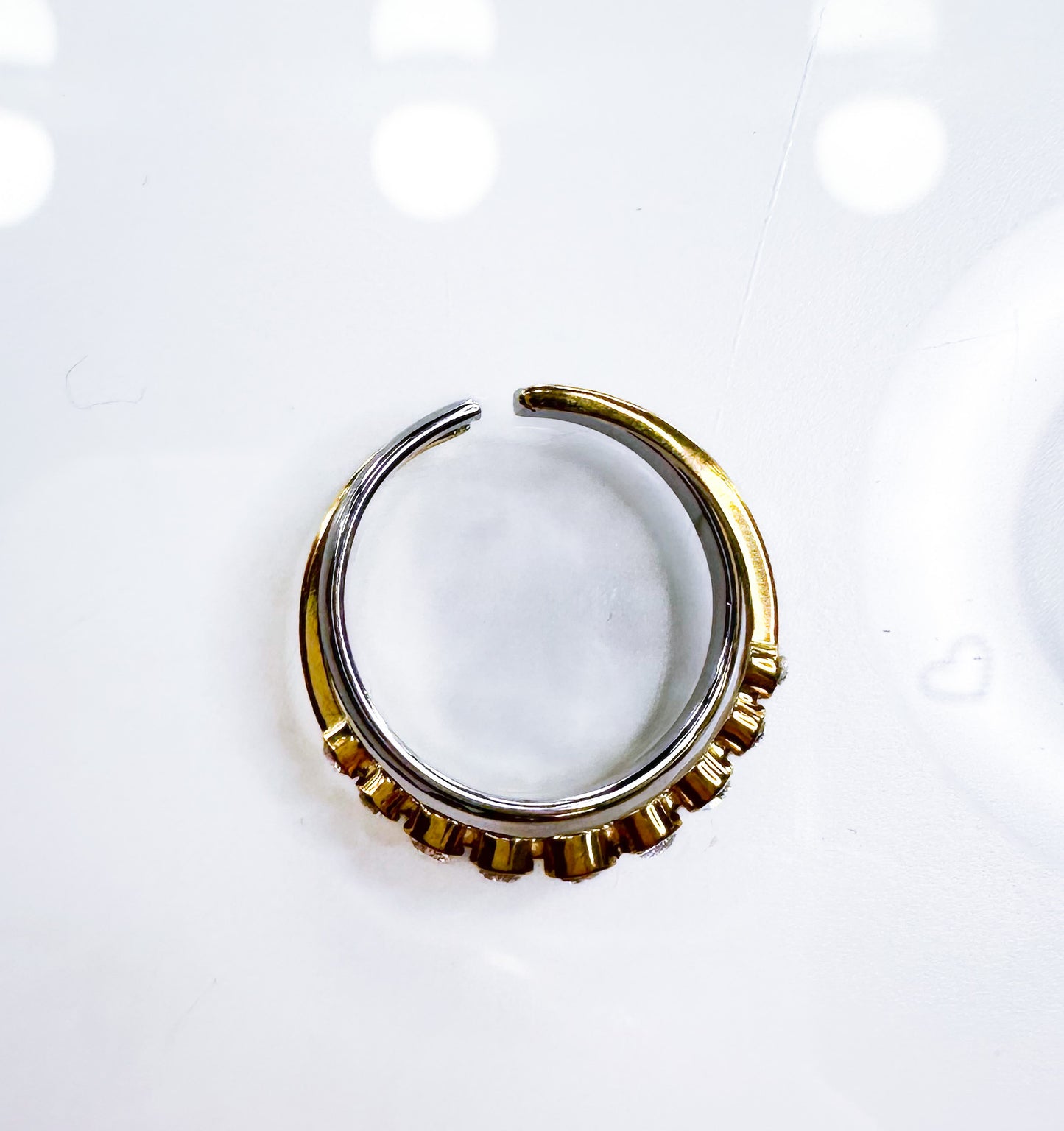 Ring Gold&Silber  S.Steel