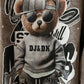 Sweatshirt Teddy Marmor Strass in zwei Farben
