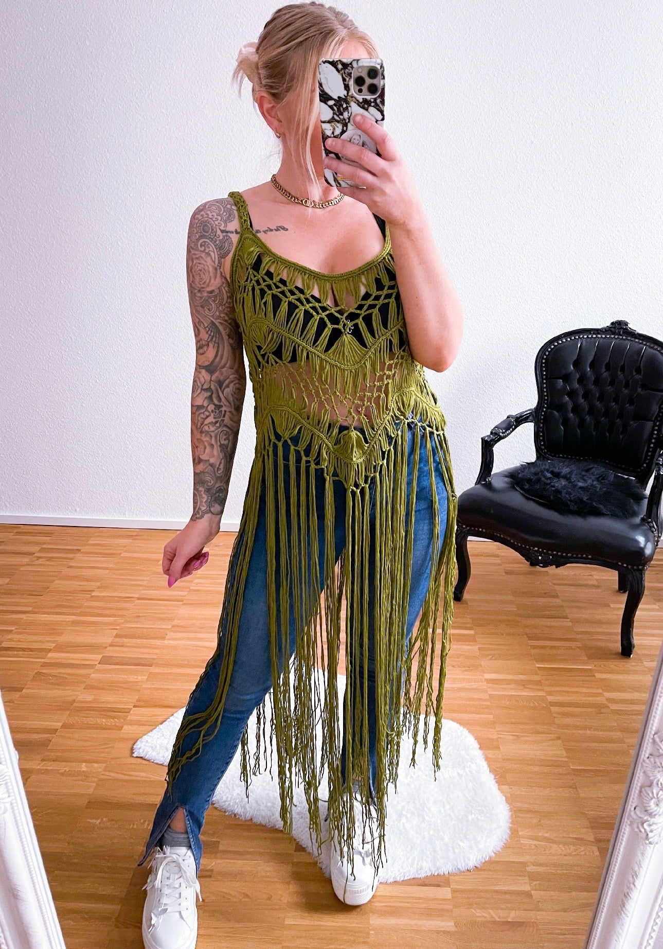 Häkel Top in zwei Farben