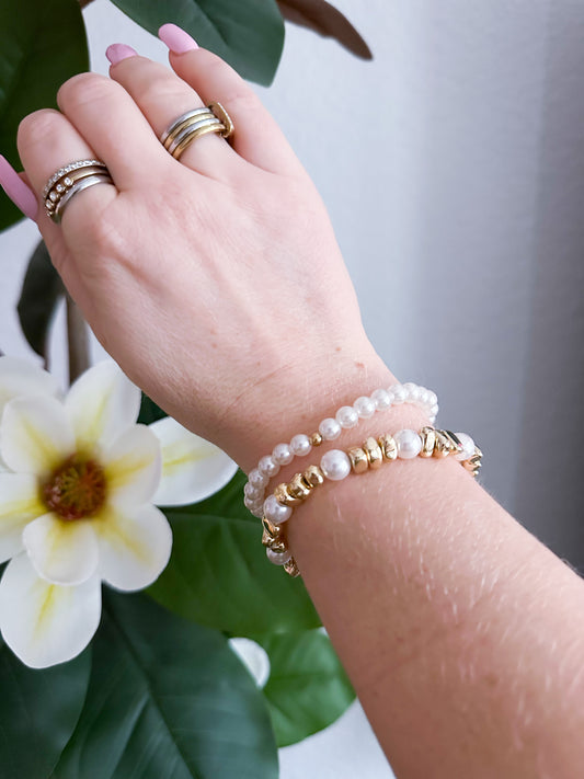 Armband Pearl Gold