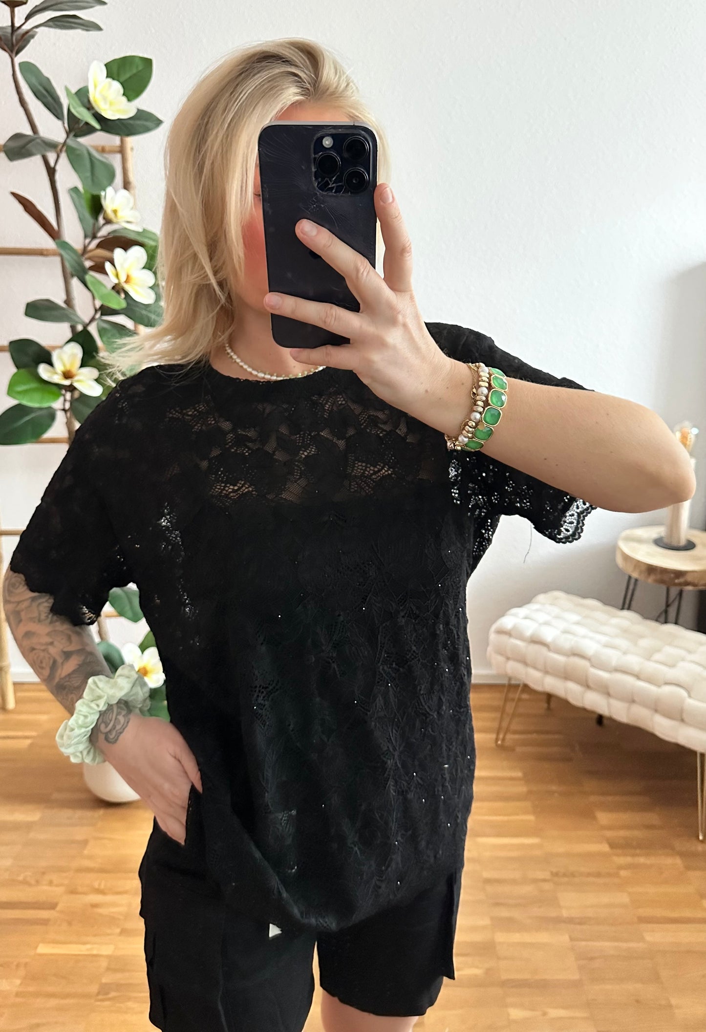 T-Shirt Spitze Luna Bling 3 Farben