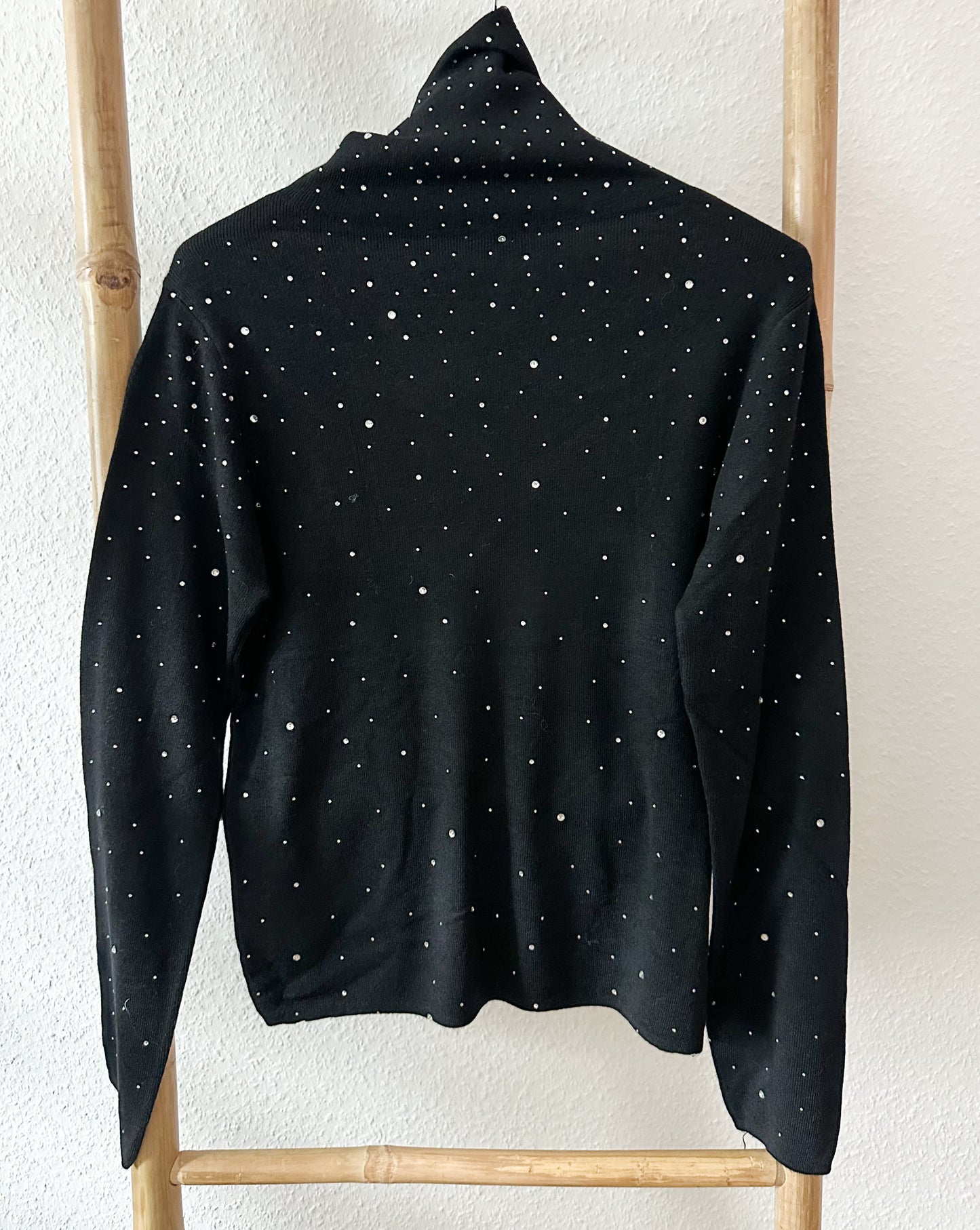 Strickpullover/Feinstrickpullover mit Strass in 3 Farben