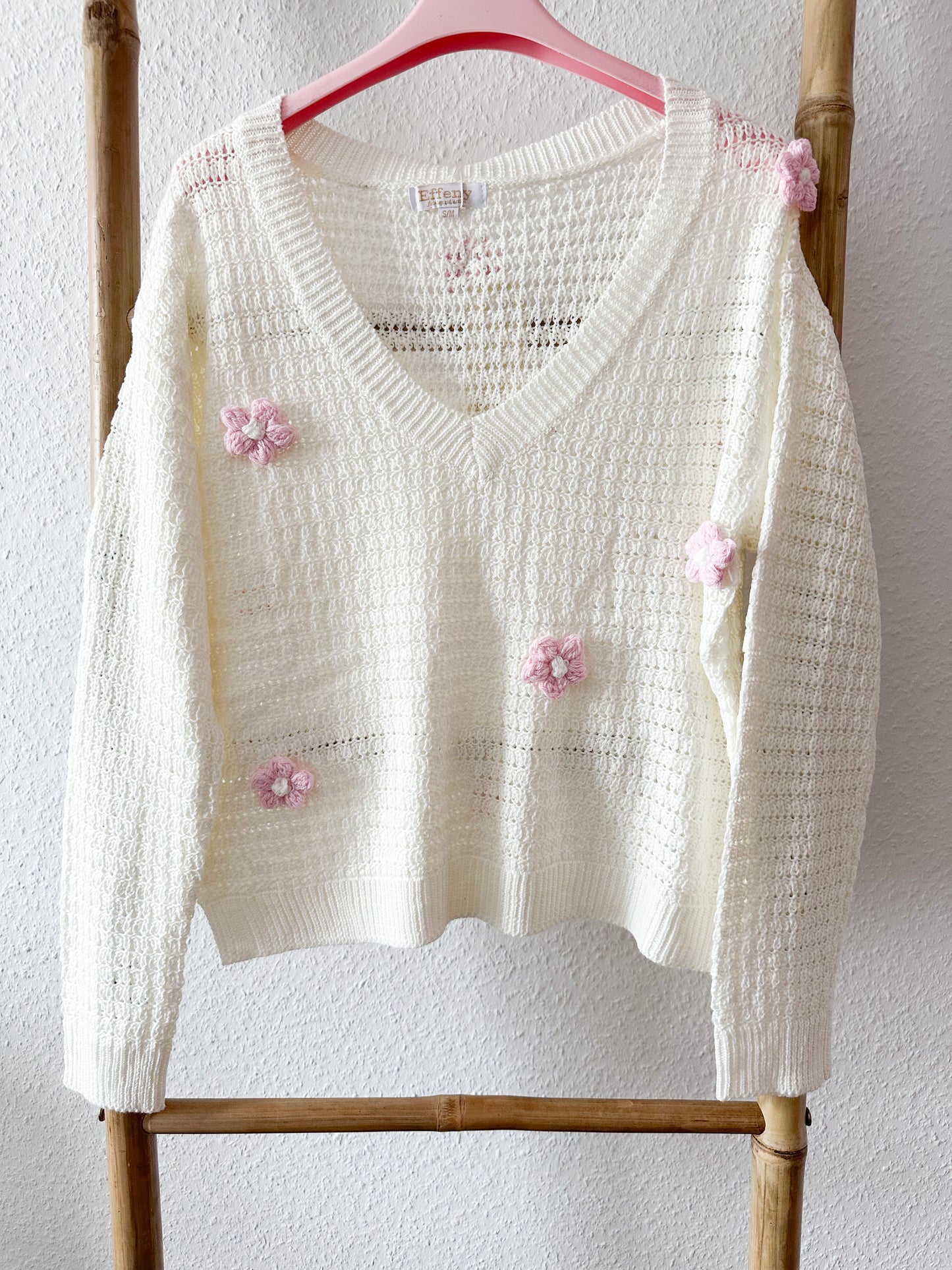 Pullover Blume in 2 Farben