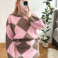 Zwei-Teiler Pastell Pullover mit Rock  in 3 Farben super weich und kuschelig