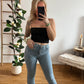 Jeanshose Skinny Push Up