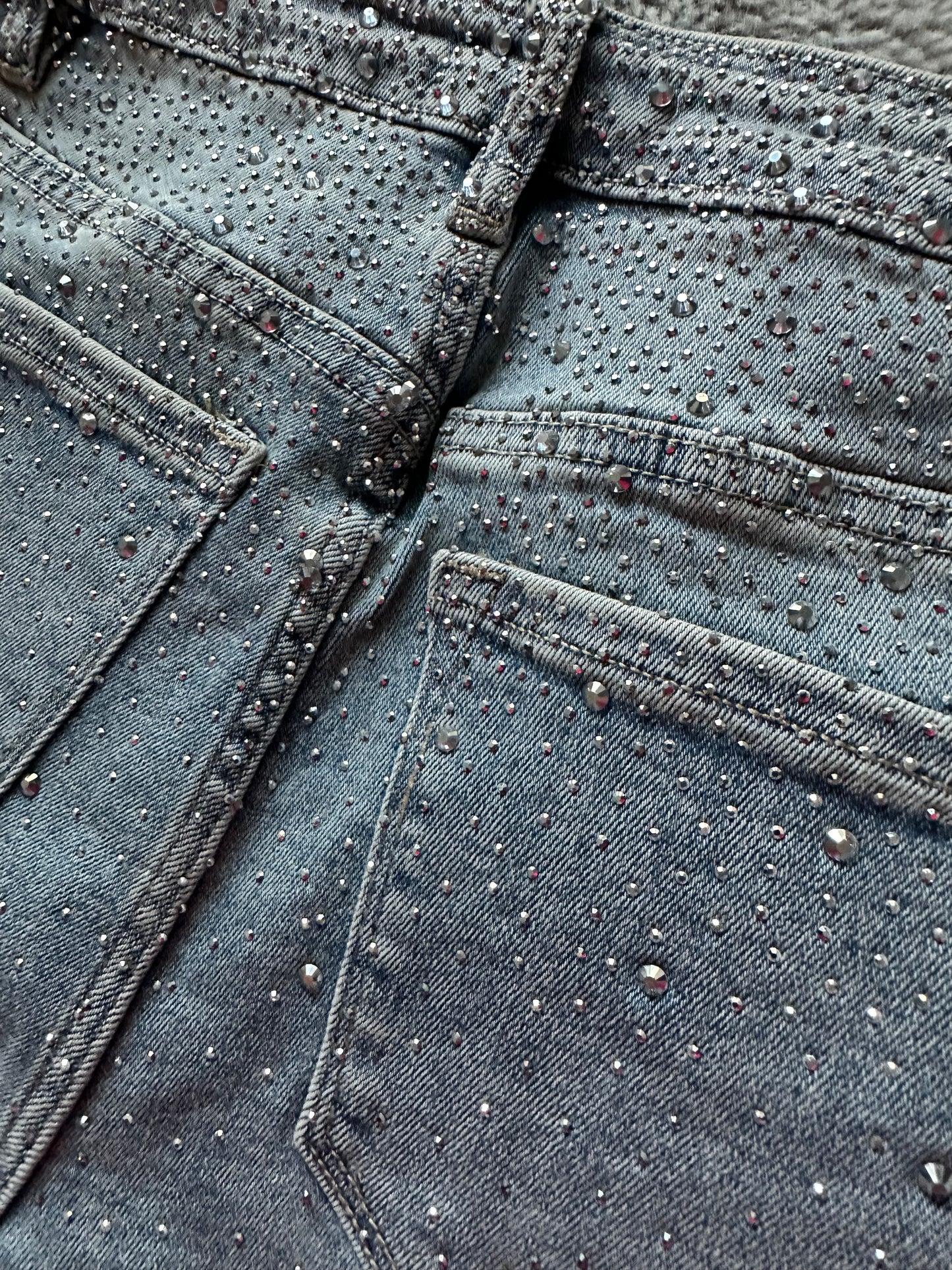 Jeanshose Laulia Strass Denim