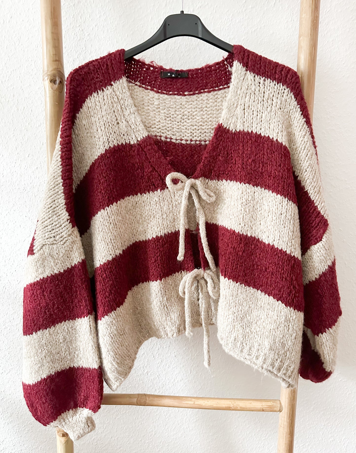 Strickpullover Streifi in 2 Farben super Woche und kuschelig