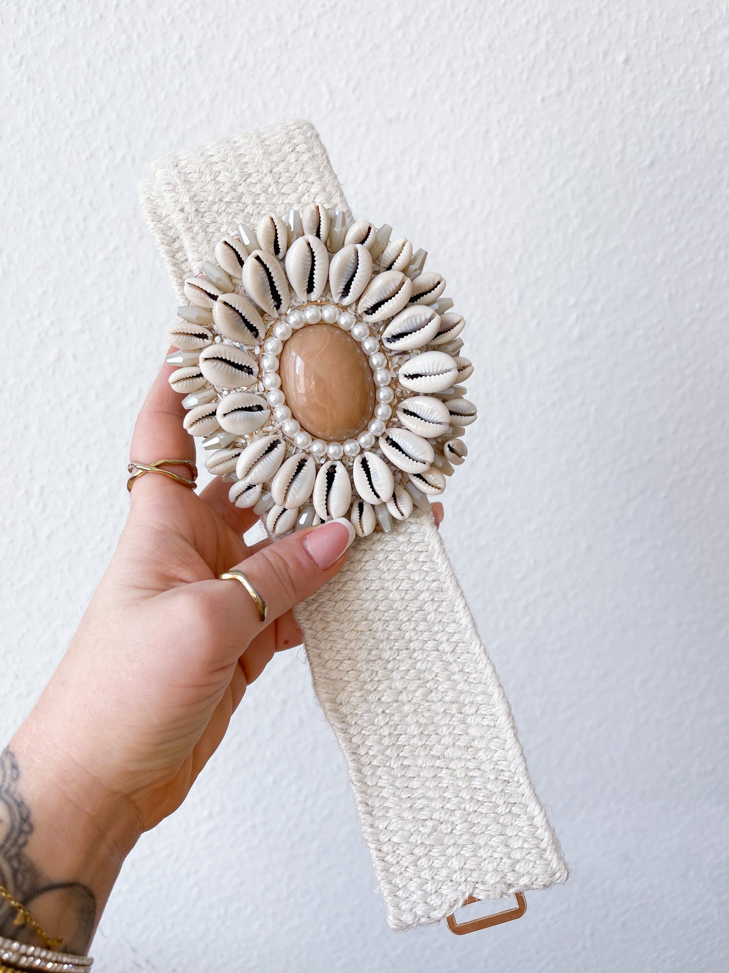Gürtel Boho-Muschel 3 Farben
