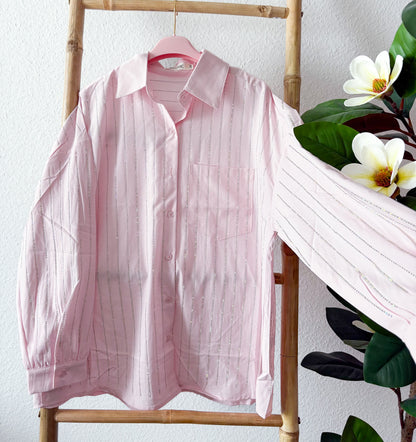 Bluse Chic Strass in 4 Farben