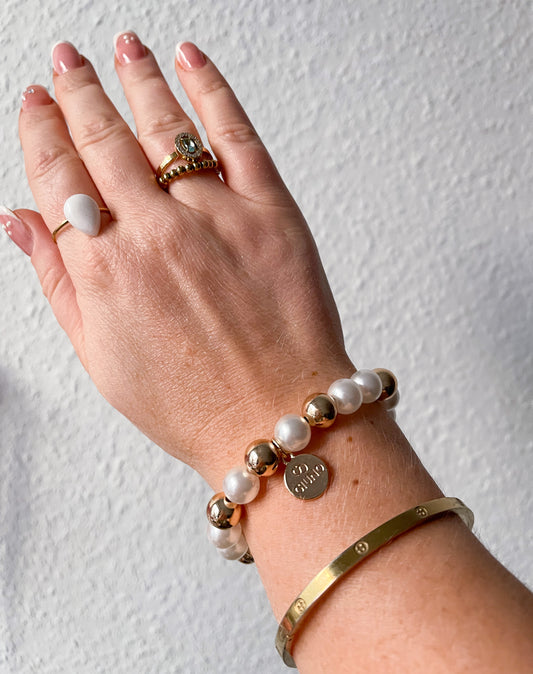 Armband Gold Pearl 2 Farben