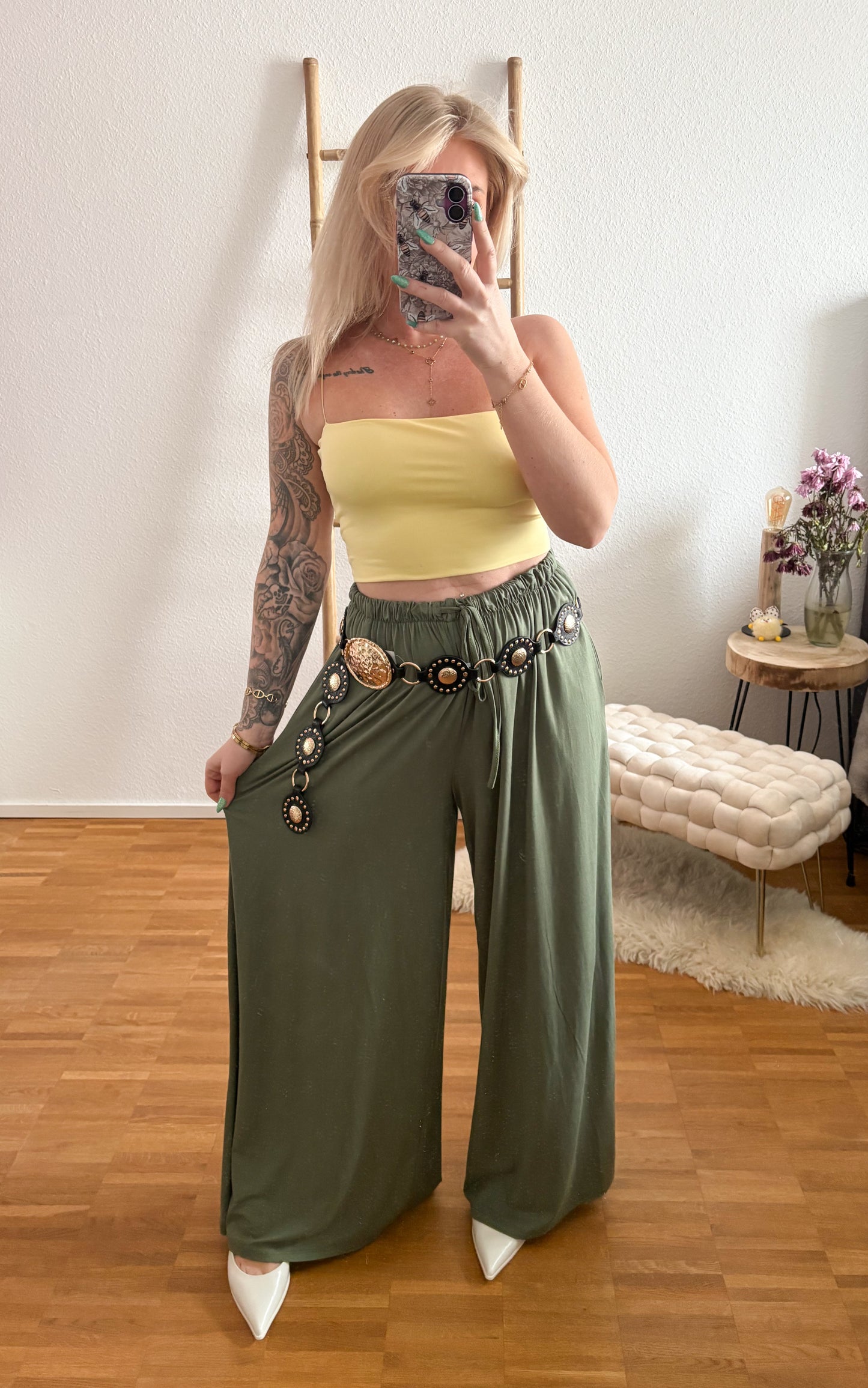 Stoffhose Amy in 6 Farben 103cm lang