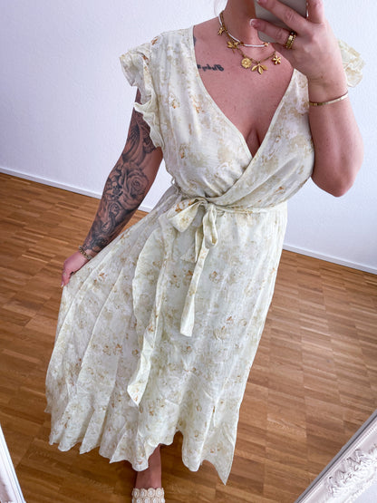 Wickelkleid Milk Gelb