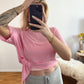 T-Shirt zum binden in 4 Farben Ultra Soft