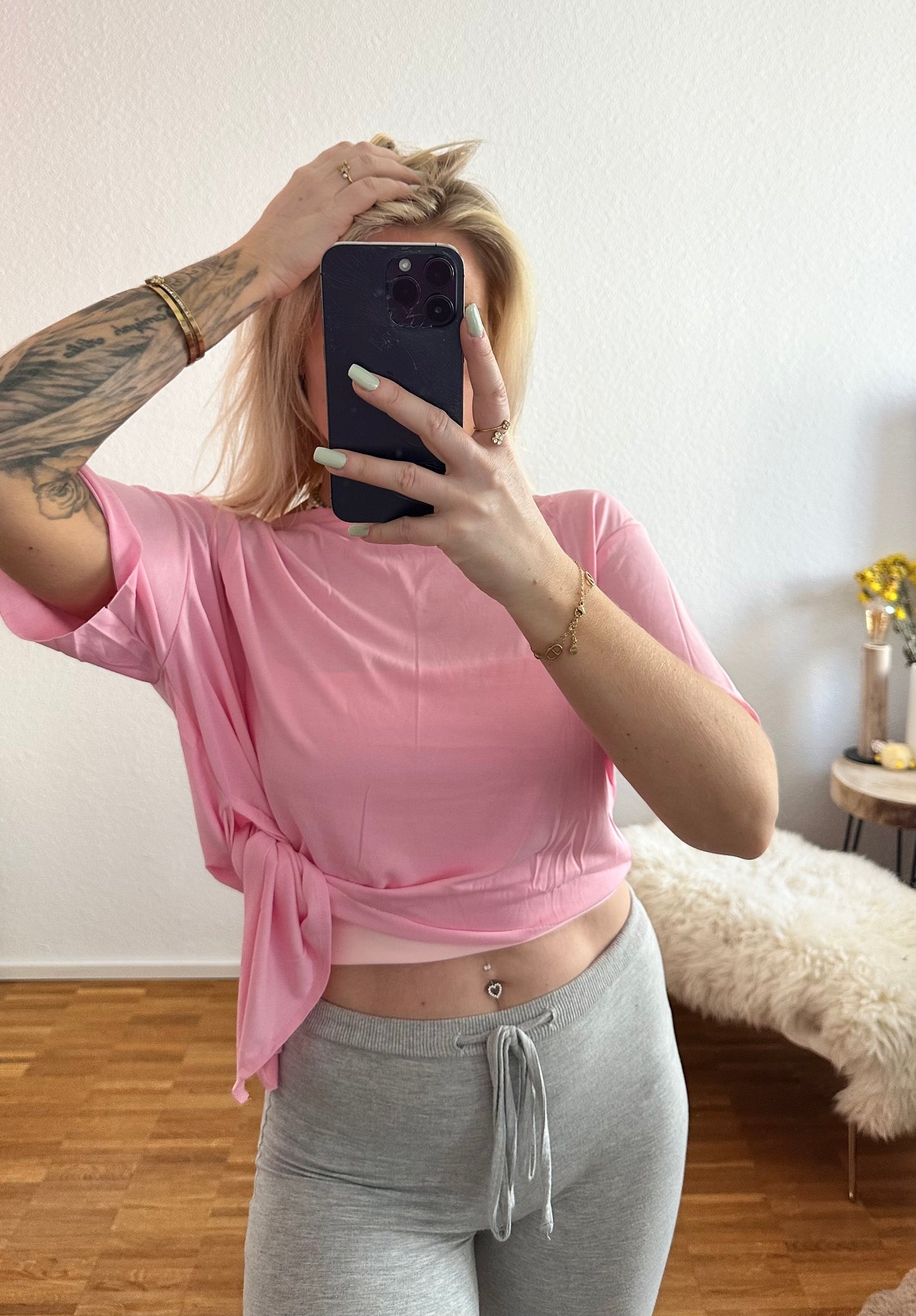T-Shirt zum binden in 4 Farben Ultra Soft
