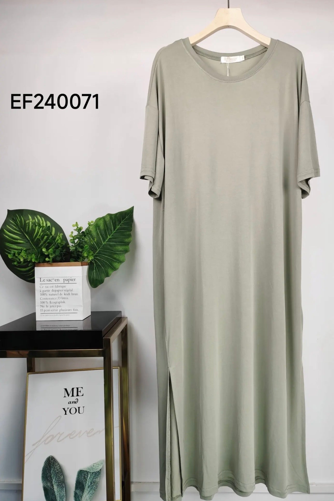 Kleid T-Shirt Polly in zwei Farben
