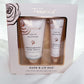 Lipgloss & Handcream Set Rose and Rice Milk