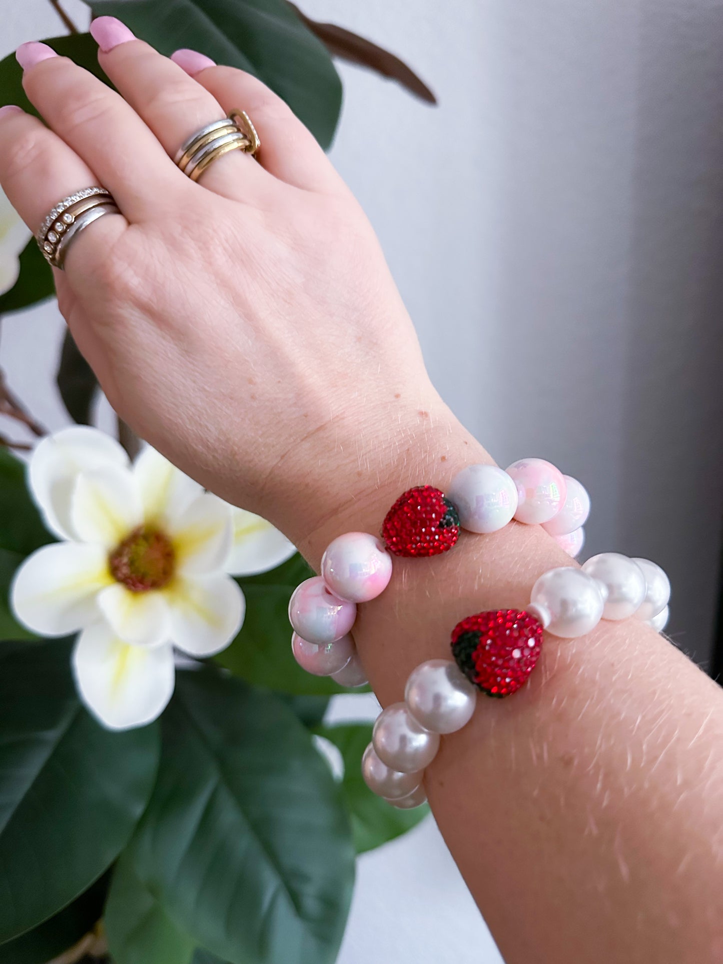 Armband Erdbeere 2 Farben