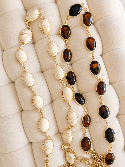 Gürtel Kette Amber Boho