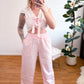 Stoffhose Rosy Rose