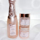 Bath Care Set Rose Shimmer Showergel Body Butter and Bathsalt