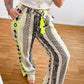 Stoffhose Boho Gelb Neon