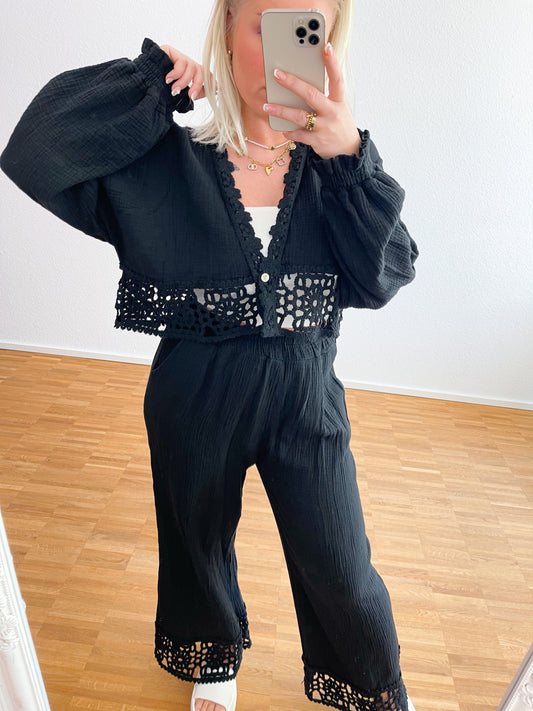 Zwei-Teiler Musselin Boho