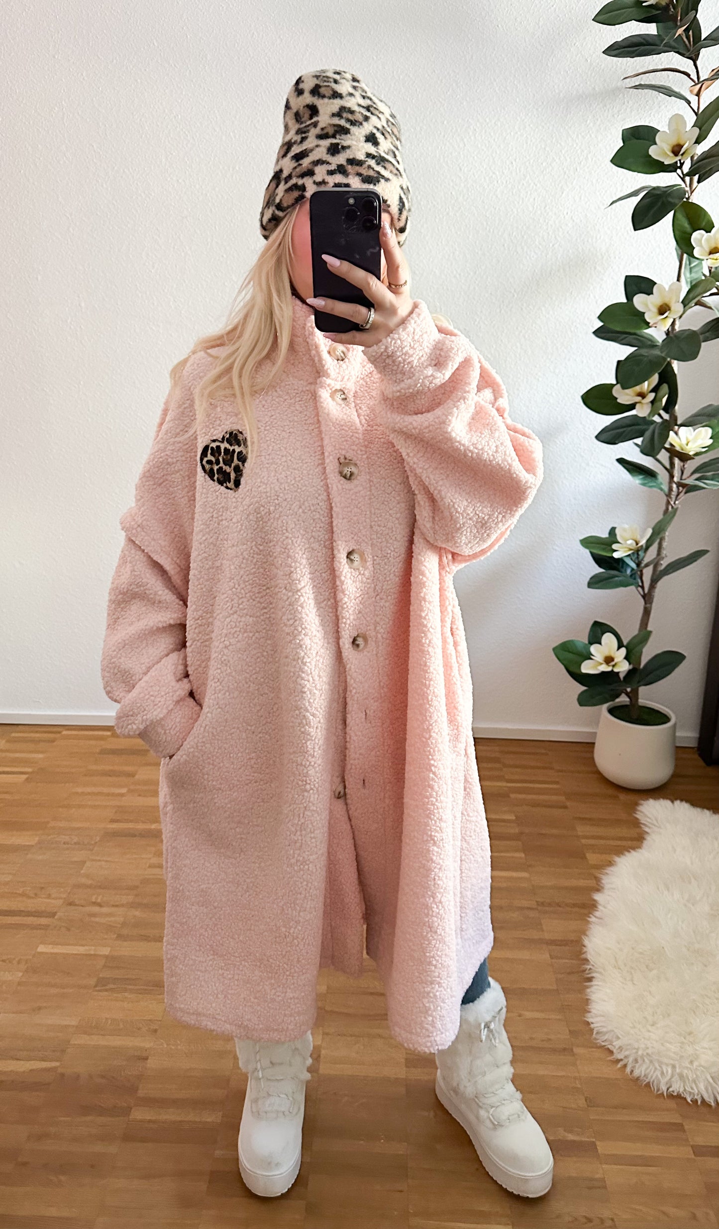 Cardigan/Jacke Teddy Leo Herz in 4 Farben Ultra soft