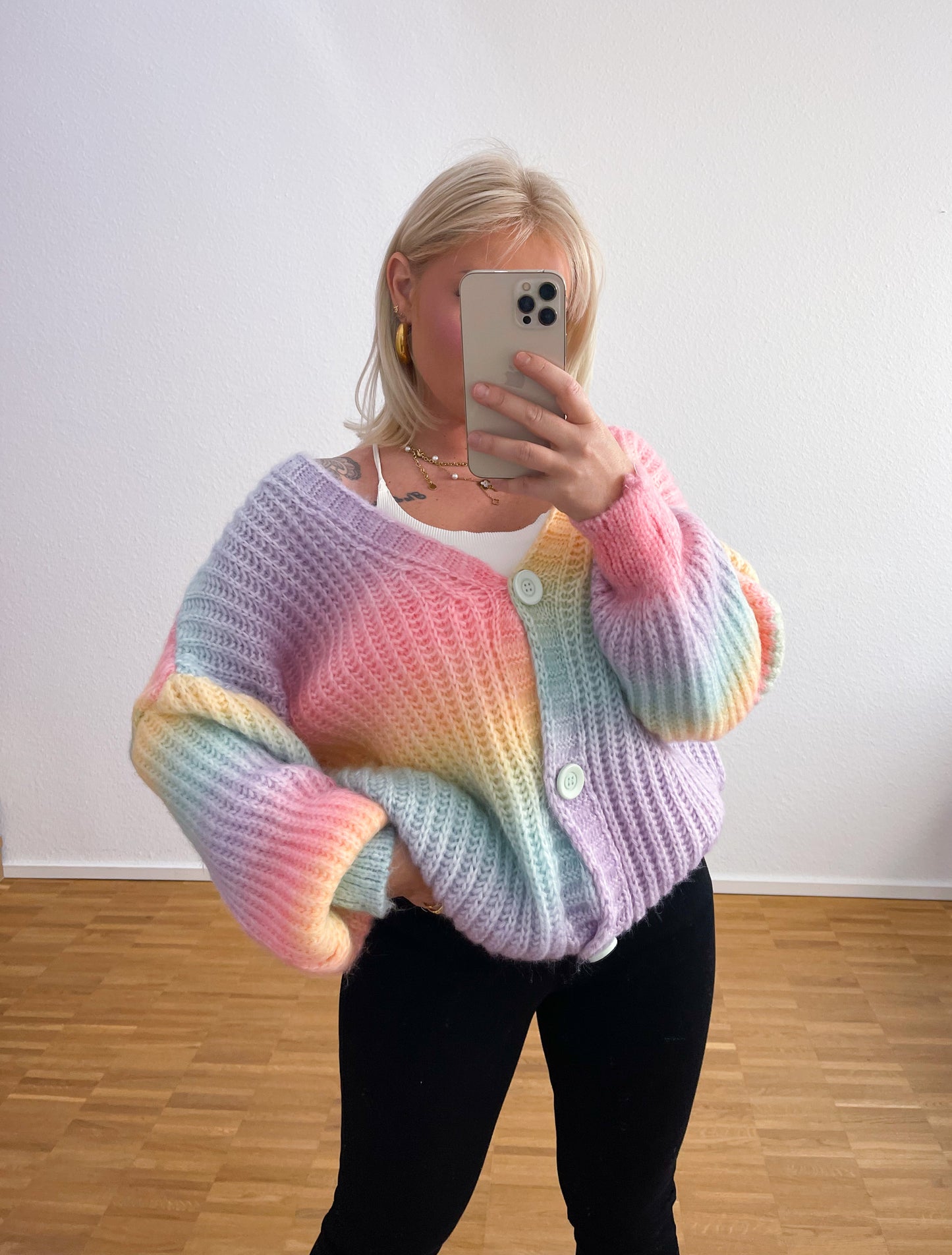 Strickjacke Rainbow