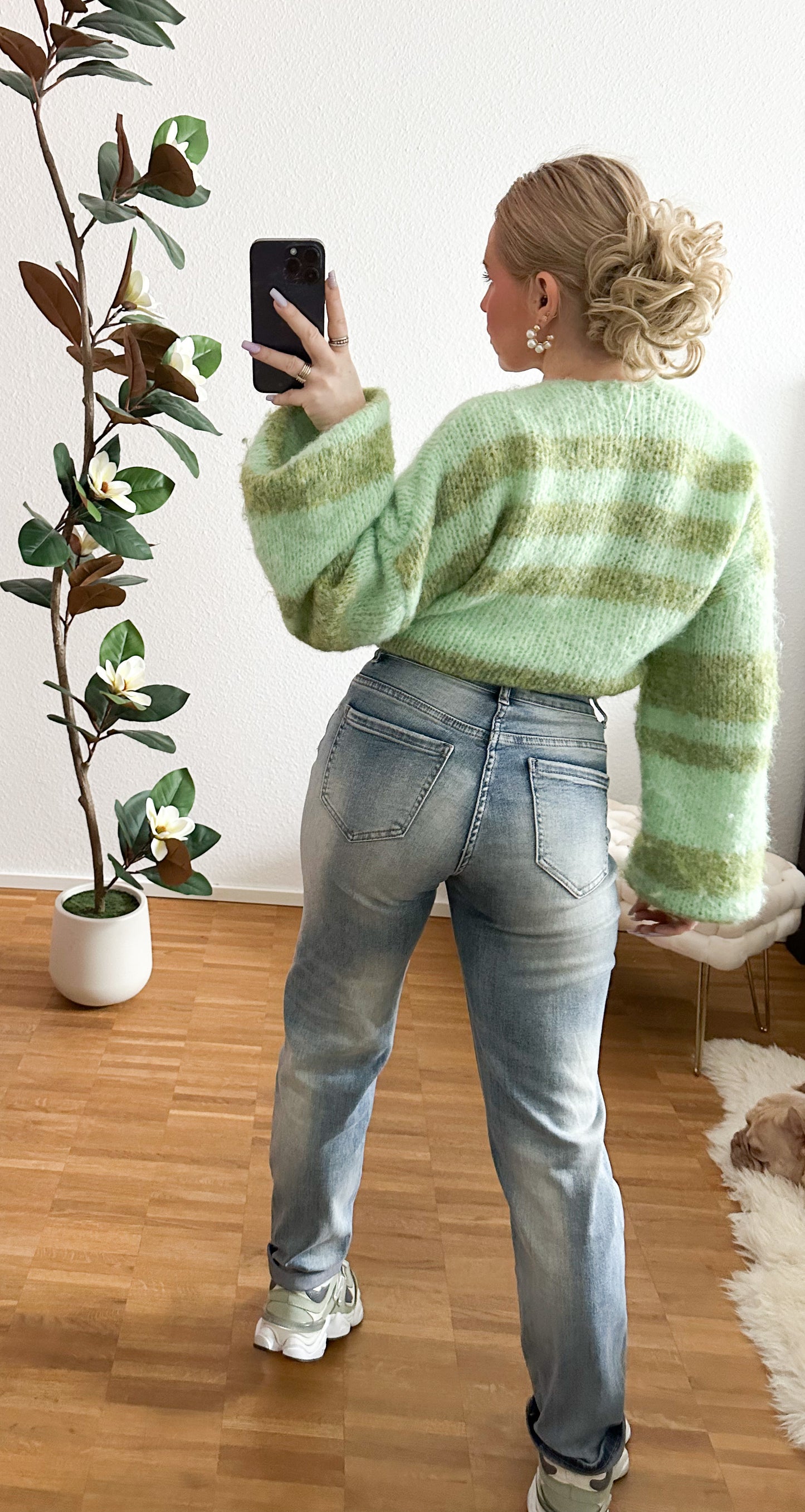 Jeanshose Mom Fit Hello Miss 98cm Länge