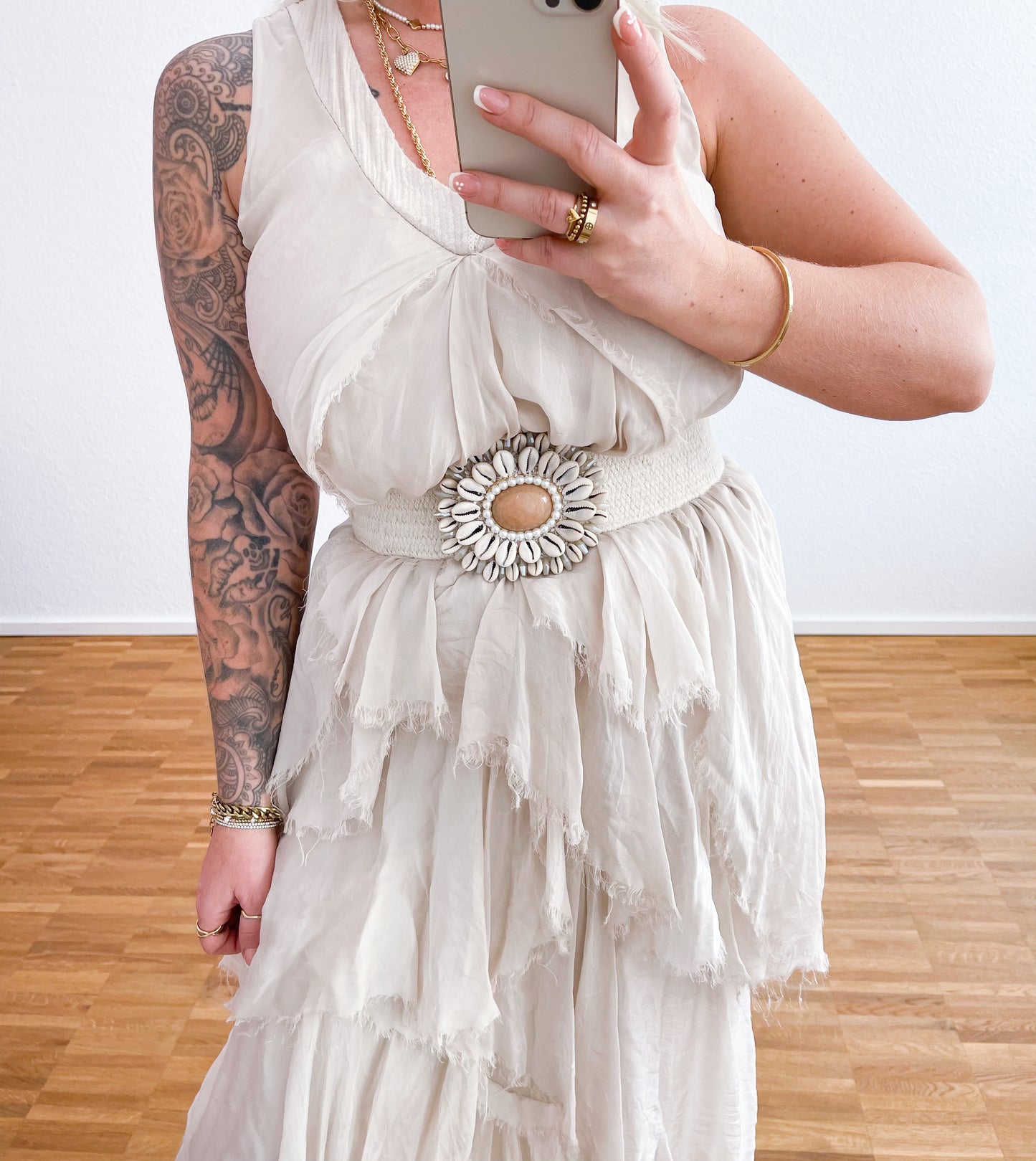 Gürtel Boho-Muschel 3 Farben