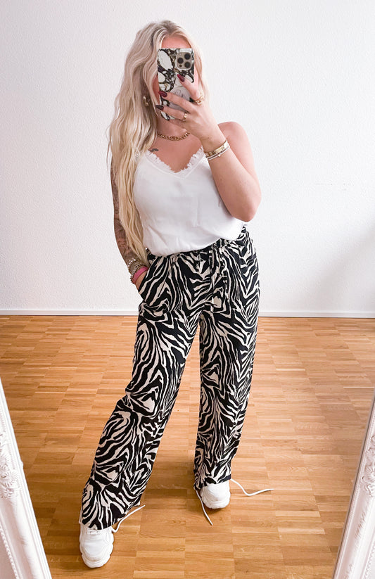 Stoffhose Zebra 100% Viscose