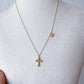 Halskette Kreuz Bling